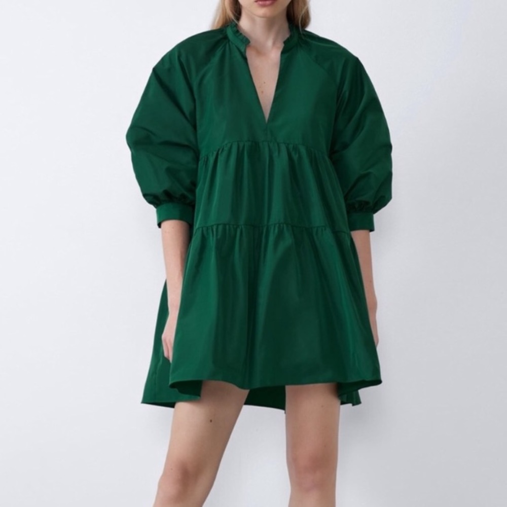 Zara Green Dress
